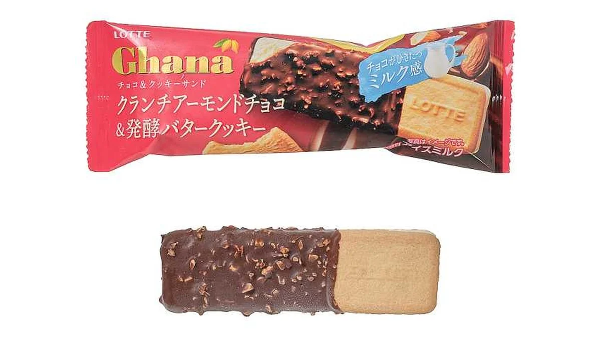 ロッテ　ガーナチョコ　クッキーサンド