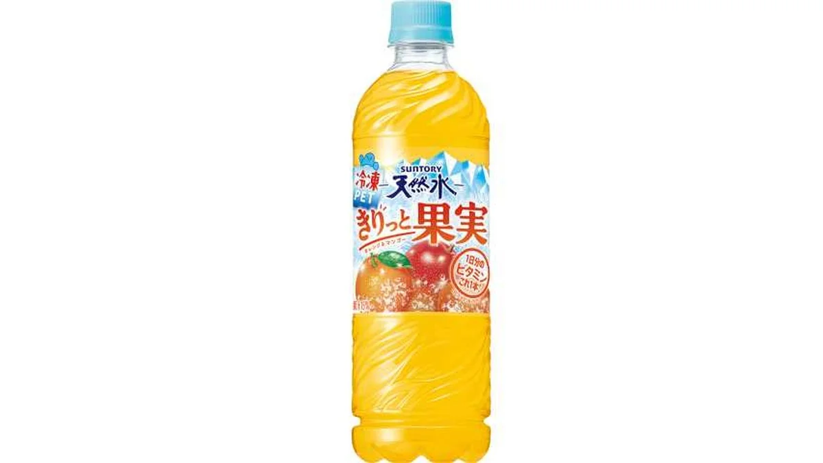サントリー　天然水　　きりっと果実冷凍５９０ｍｌ