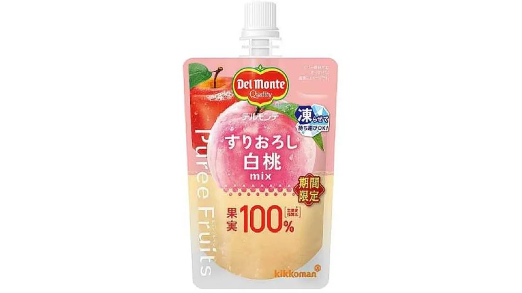 デルモンテ　ピュレフルーツ　白桃ミックス