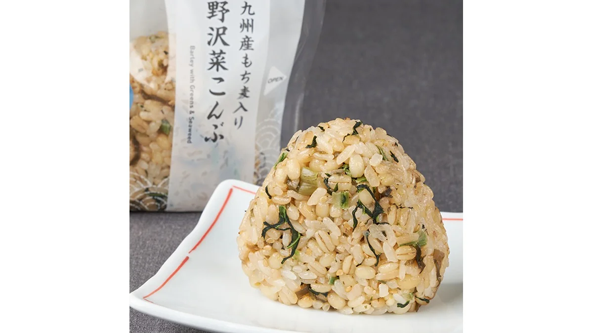 【関東、関西、中国・四国】もち麦　野沢菜こんぶ