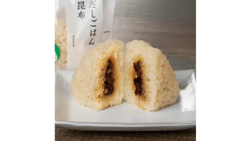 だしごはん　昆布おむすび