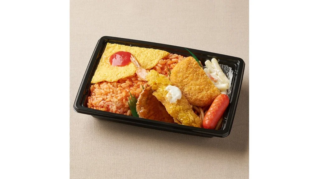 【関西・四国】エビフライとカレーコロッケの洋食弁当