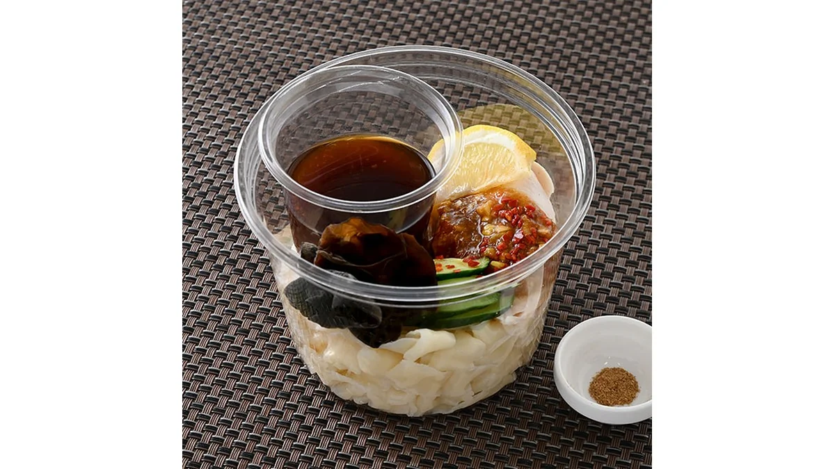 【東京都の一部・神奈川県の一部】冷製　花椒の効いたよだれ鶏と黒酢のあえ麺