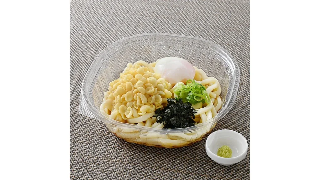 【中国・四国】半熟玉子入り甘辛つゆの冷しぶっかけうどん