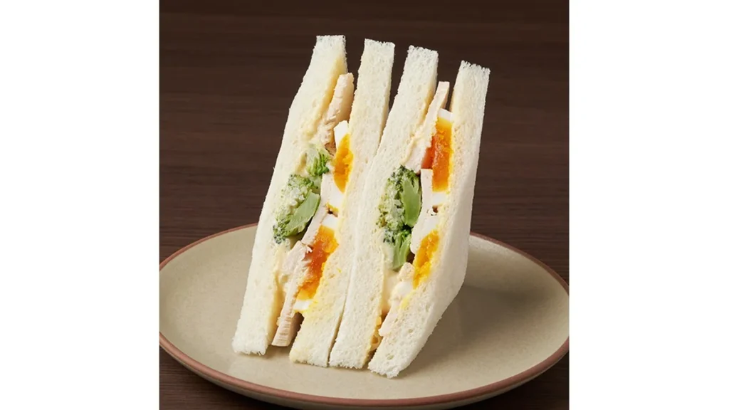 たんぱく質が摂れる！チキンブロッコリーたまごサンド