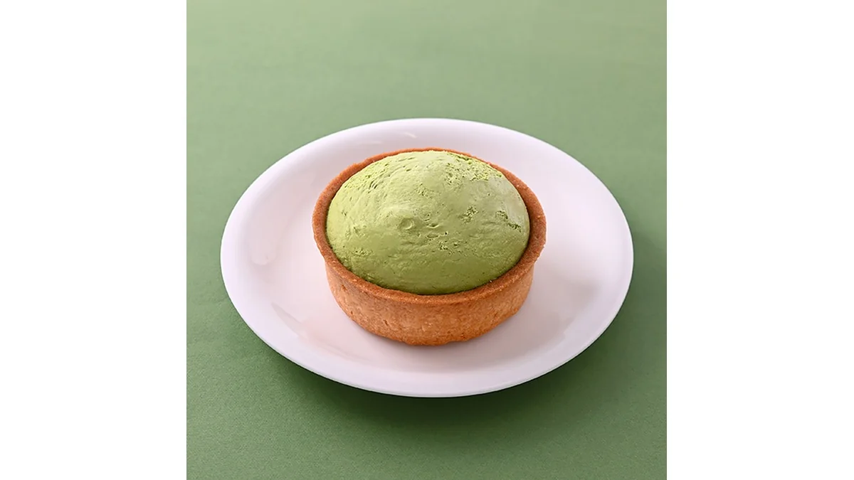 宇治抹茶のクリームタルト