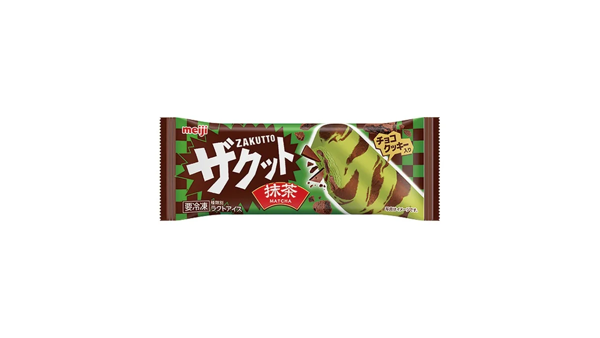 明治　ザクット　抹茶