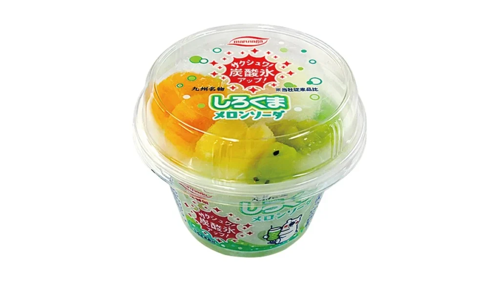 丸永製菓　しろくまメロンソーダ