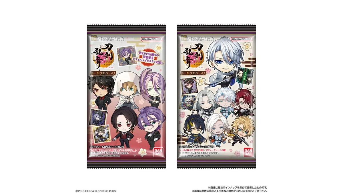 にふぉるめーしょん 『刀剣乱舞ONLINE』 シールウエハース3