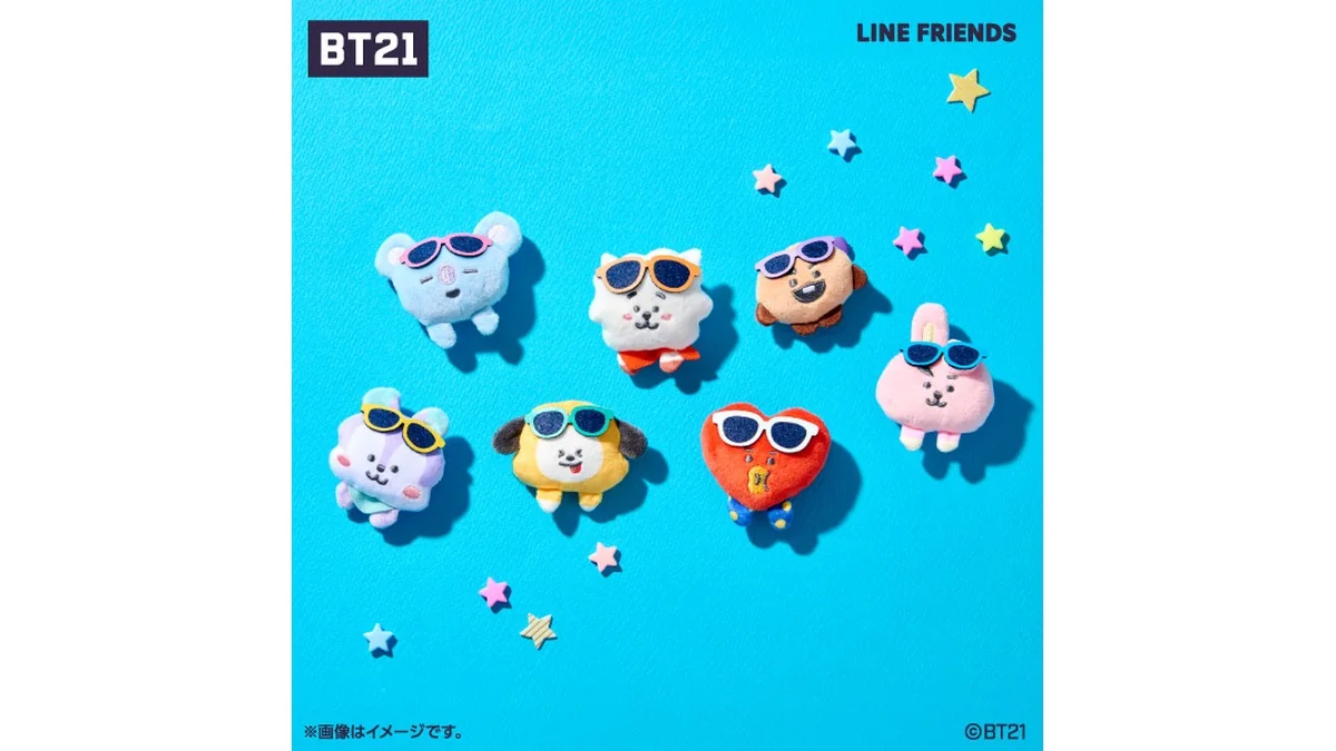 BT21 ぬいぐるみバッジ