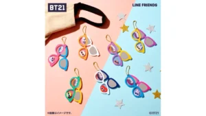 BT21 スライドミラーキーホルダー