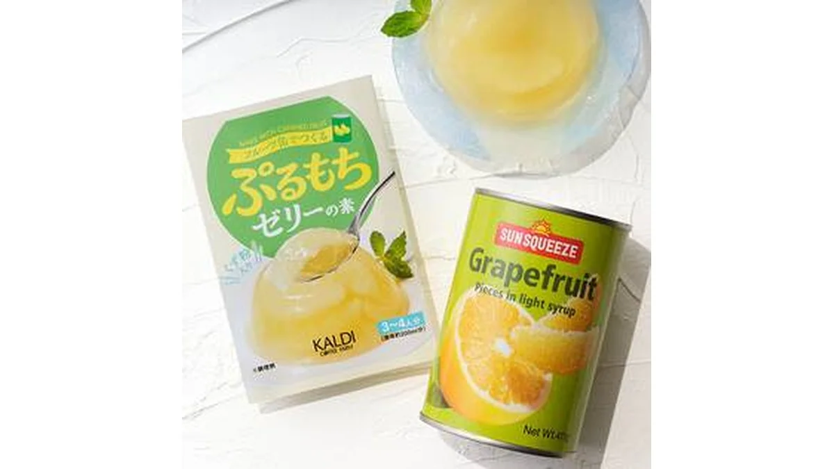 フルーツ缶でつくるぷるもちゼリーの素　16g