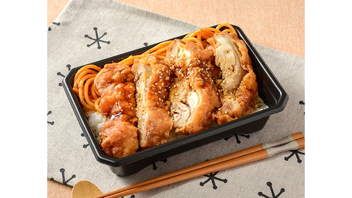 おかズドン！甘辛ダレ鶏唐揚弁当