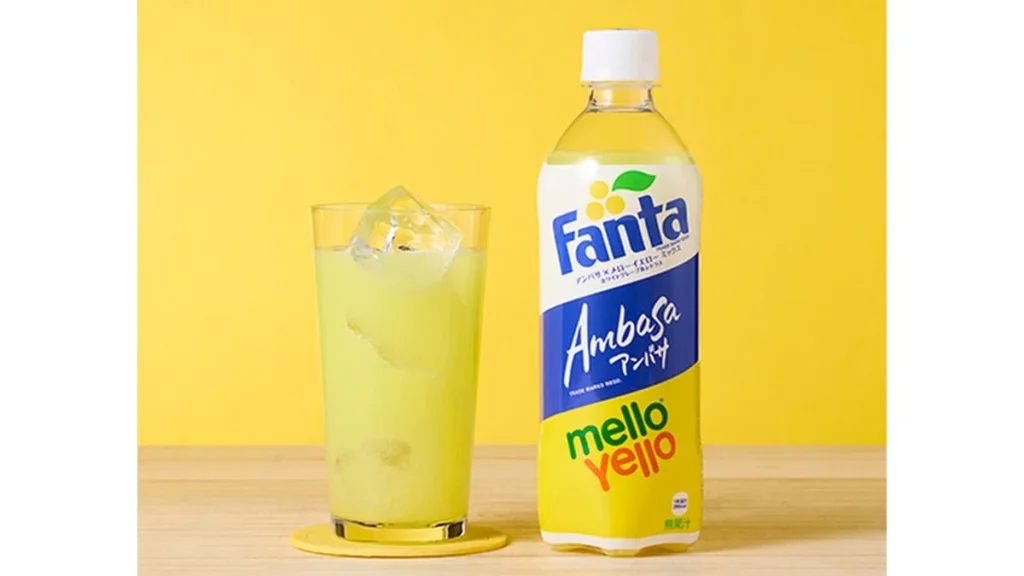 コカ・コーラ　ファンタ　アンバサ×メローイエロー　ホワイトグレープ＆シトラス