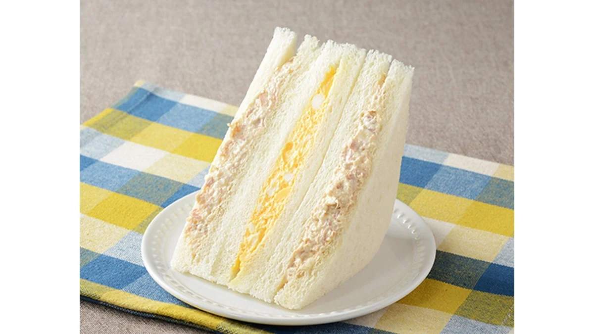 盛りすぎ!ツナたまごサンド