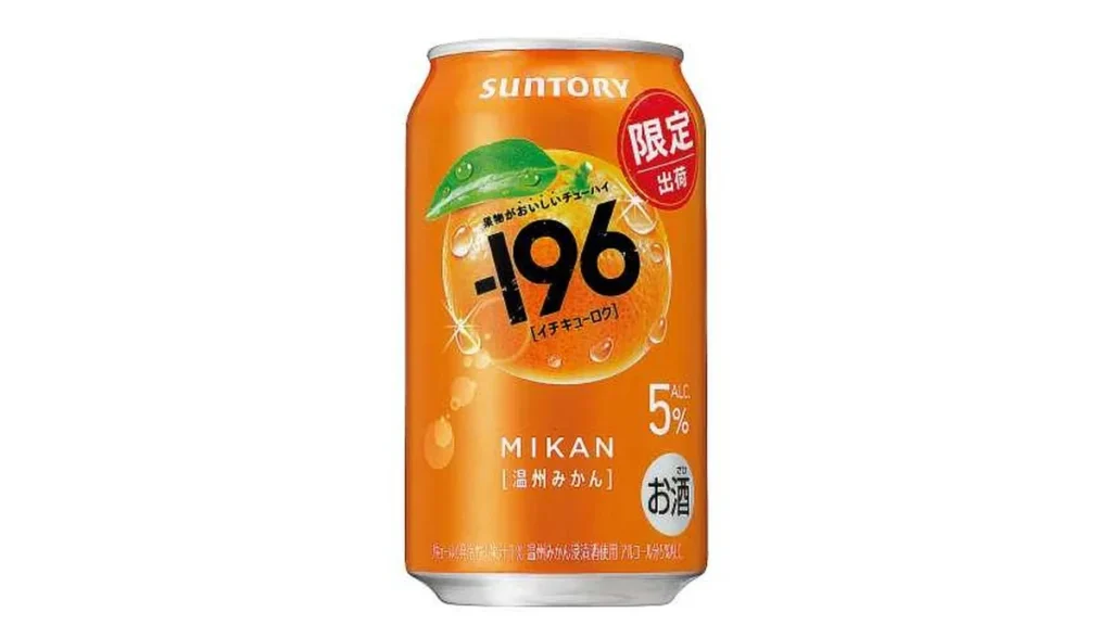サントリー　－１９６　温州みかん　３５０ｍｌ