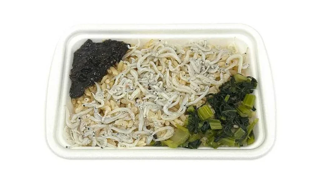 しらすと海苔佃煮の御飯