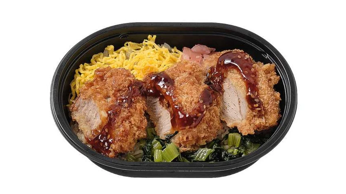 ソースひれかつ弁当（麦飯）
