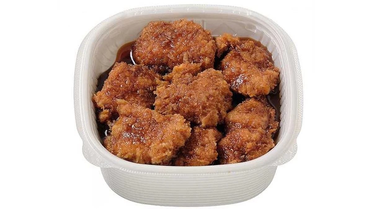 房総ハーブ鶏使用　甘辛醤油たれかつ丼