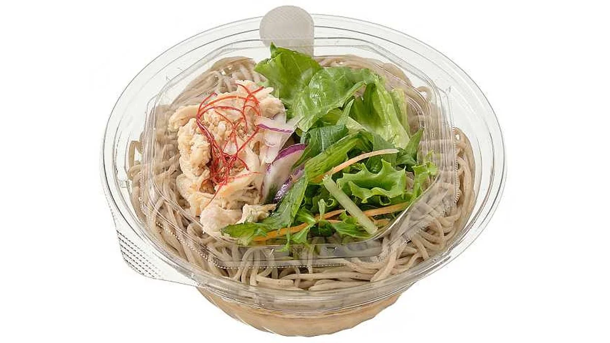 香る旨みつゆ　冷かけピリ辛胡麻豆乳そば