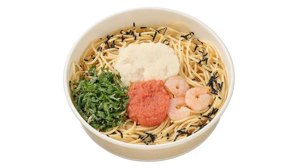 海老と明太子と大根おろしの和風パスタ
