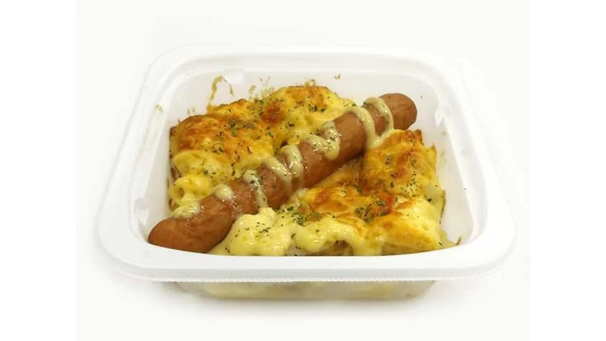 ソーセージとポテトのマヨネーズ焼き