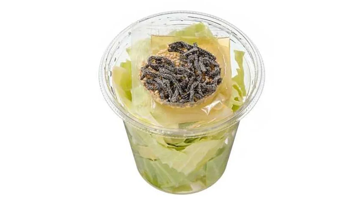 振って食べる塩昆布キャベツ