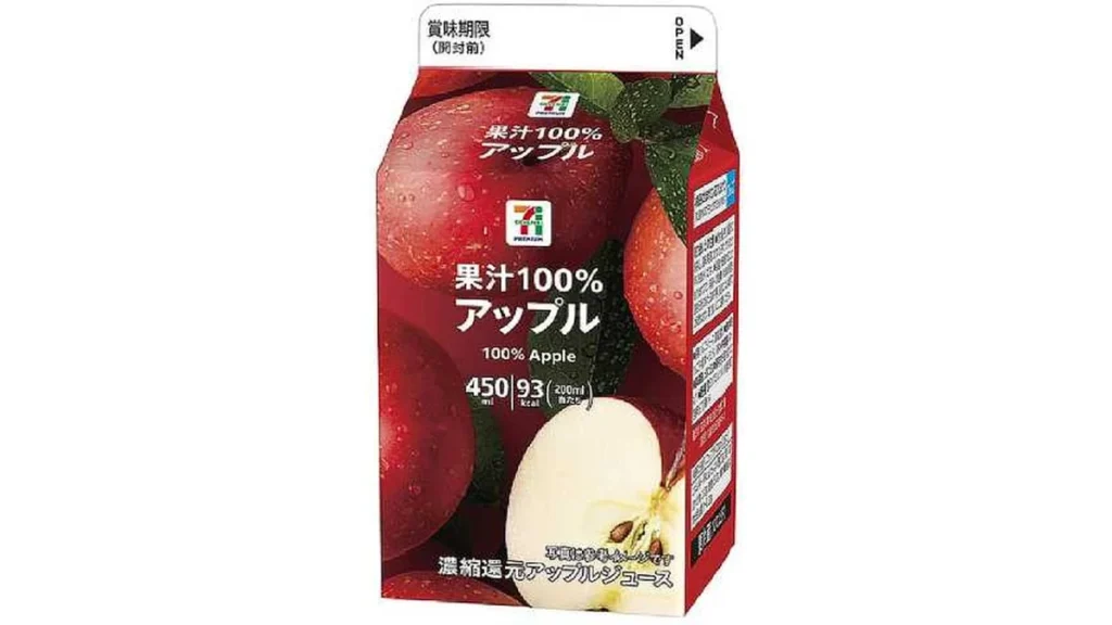 ７プレミアム　アップル果汁１００％　４５０ｍｌ