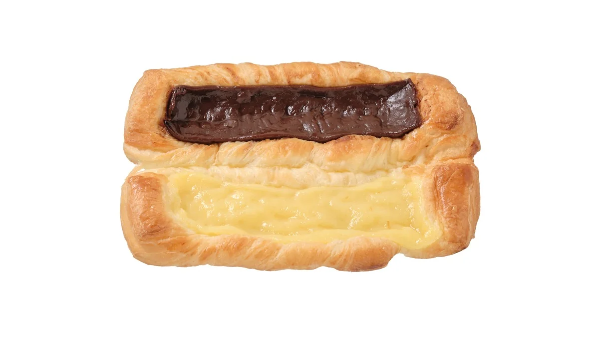 ７Ｐダブルデニッシュ　　　チョコ＆バナナクリーム