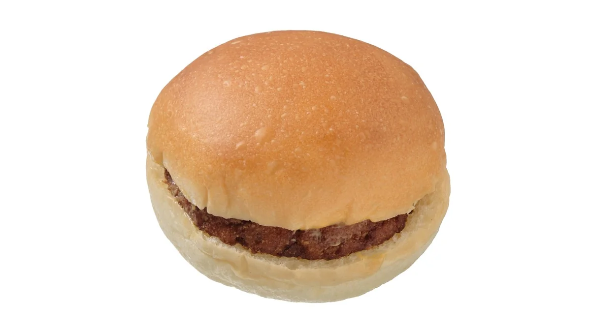 チェダーチーズソースバーガー