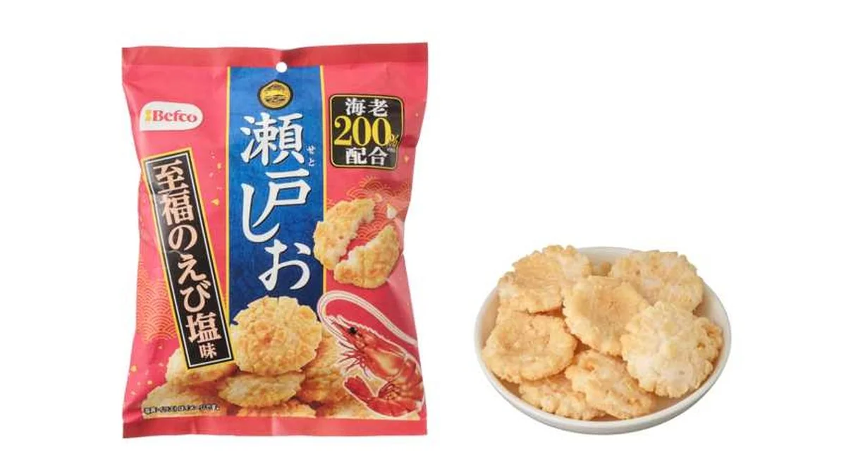 栗山米菓 瀬戸しお 至福のえび塩味
