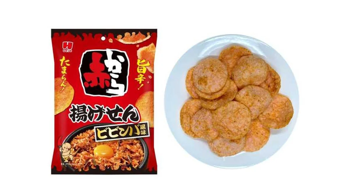 ひざつき　赤から揚げせん　ビビンバ風味