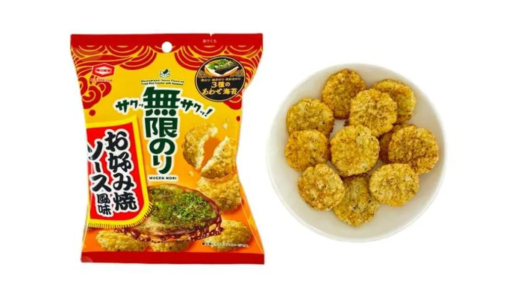亀田製菓　無限のり　お好み焼ソース風味