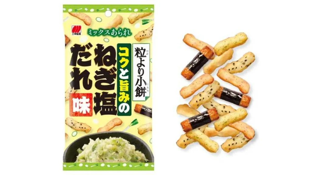 三幸製菓　粒より小餅　ねぎ塩だれ味