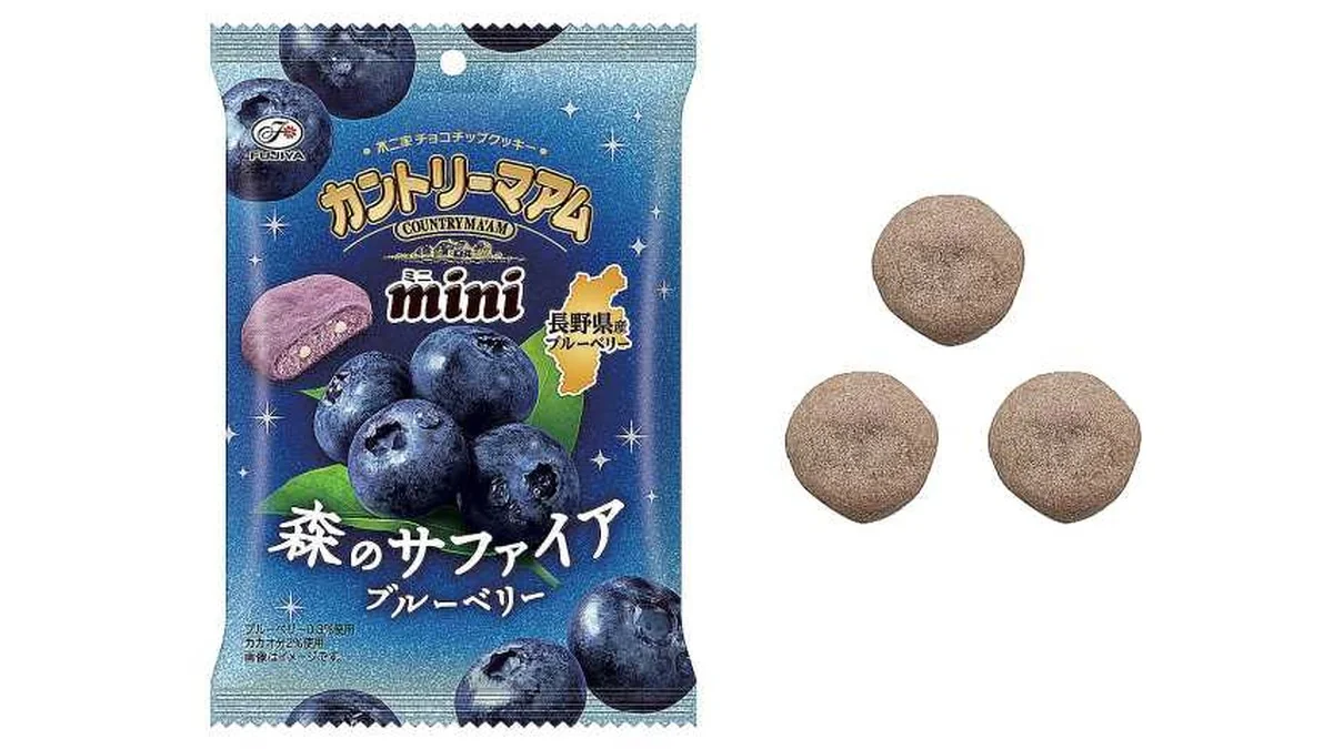 不二家　カントリーマアムミニ　森のサファイアブルーベリー