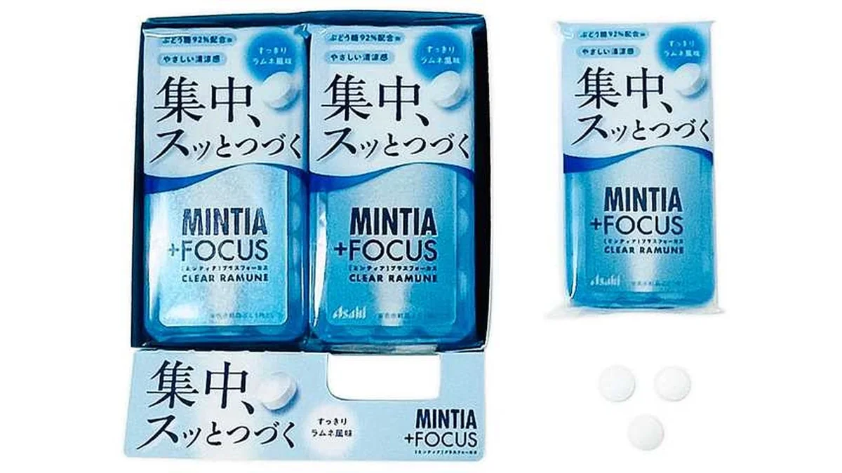 アサヒ ミンティア+フォーカス クリアラムネ