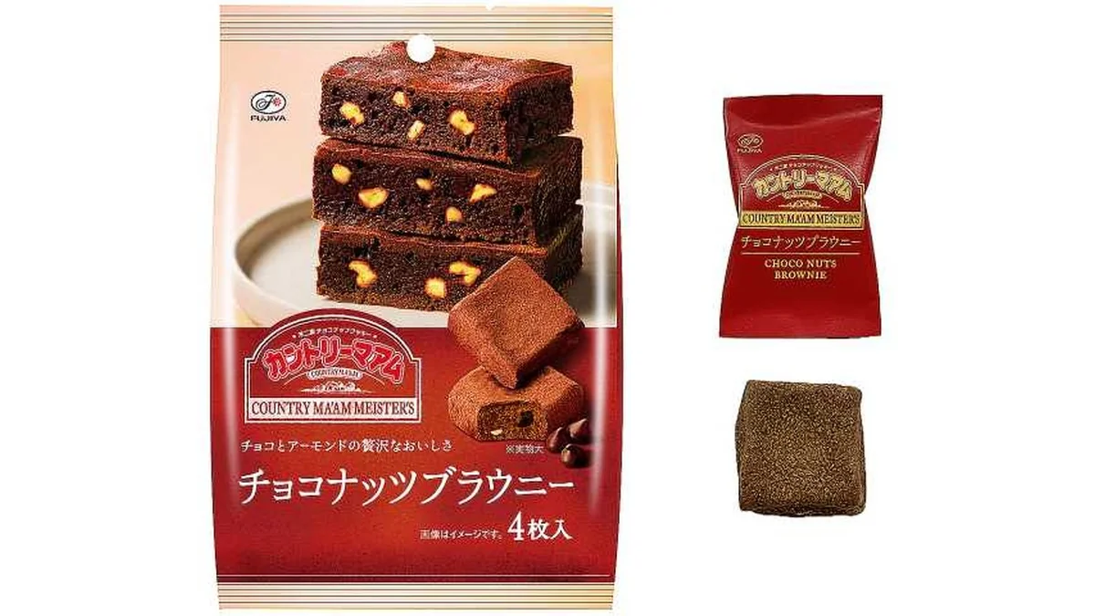 不二家　カントリーマアムマイスターズ　チョコナッツブラウニー