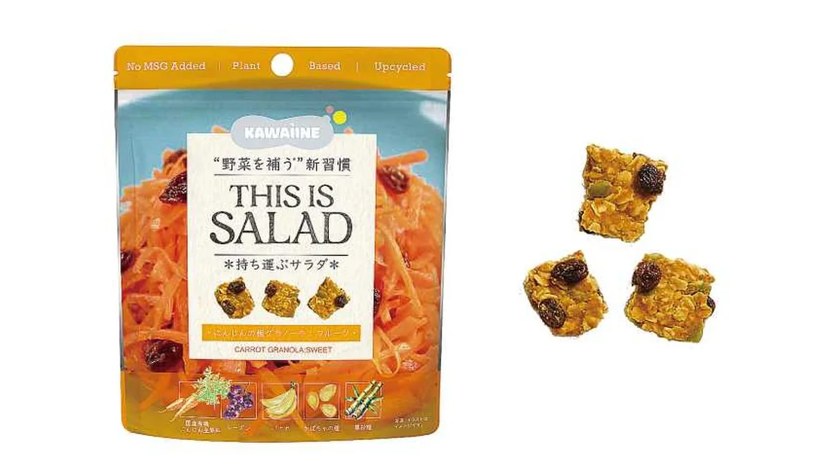 THIS IS SALAD にんじんの板グラノーラ フルーツ