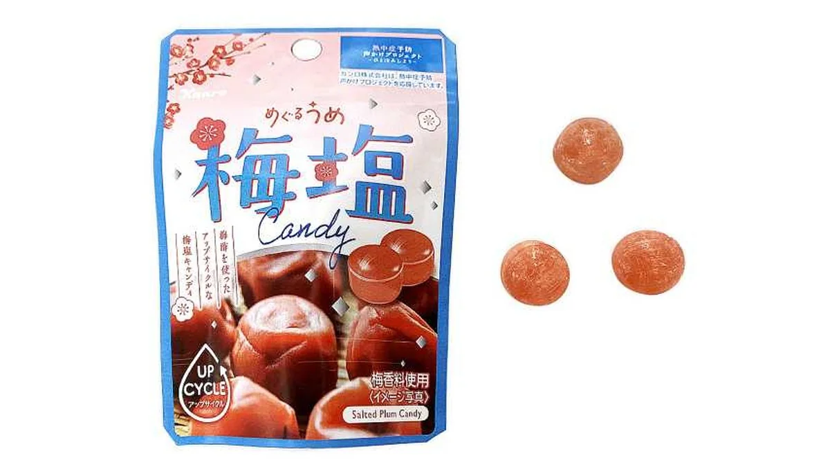 カンロ　めぐる梅塩キャンディ　小袋