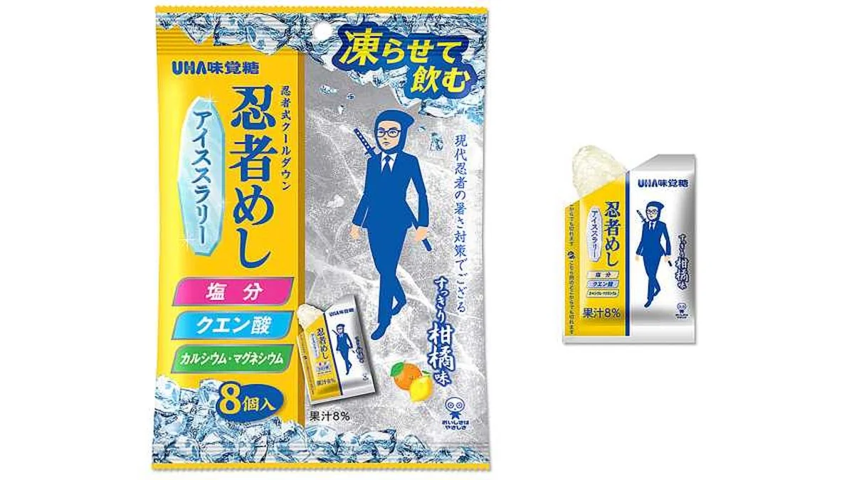 味覚糖 忍者めしアイススラリー すっきり柑橘味