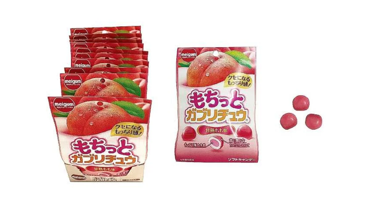明治チューインガム もちっとガブリチュウ 甘熟もも味