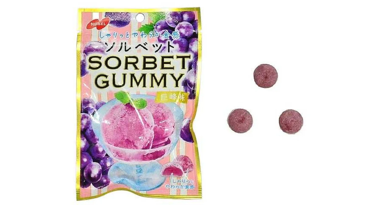 ノーベル製菓 ソルベットグミ 巨峰味