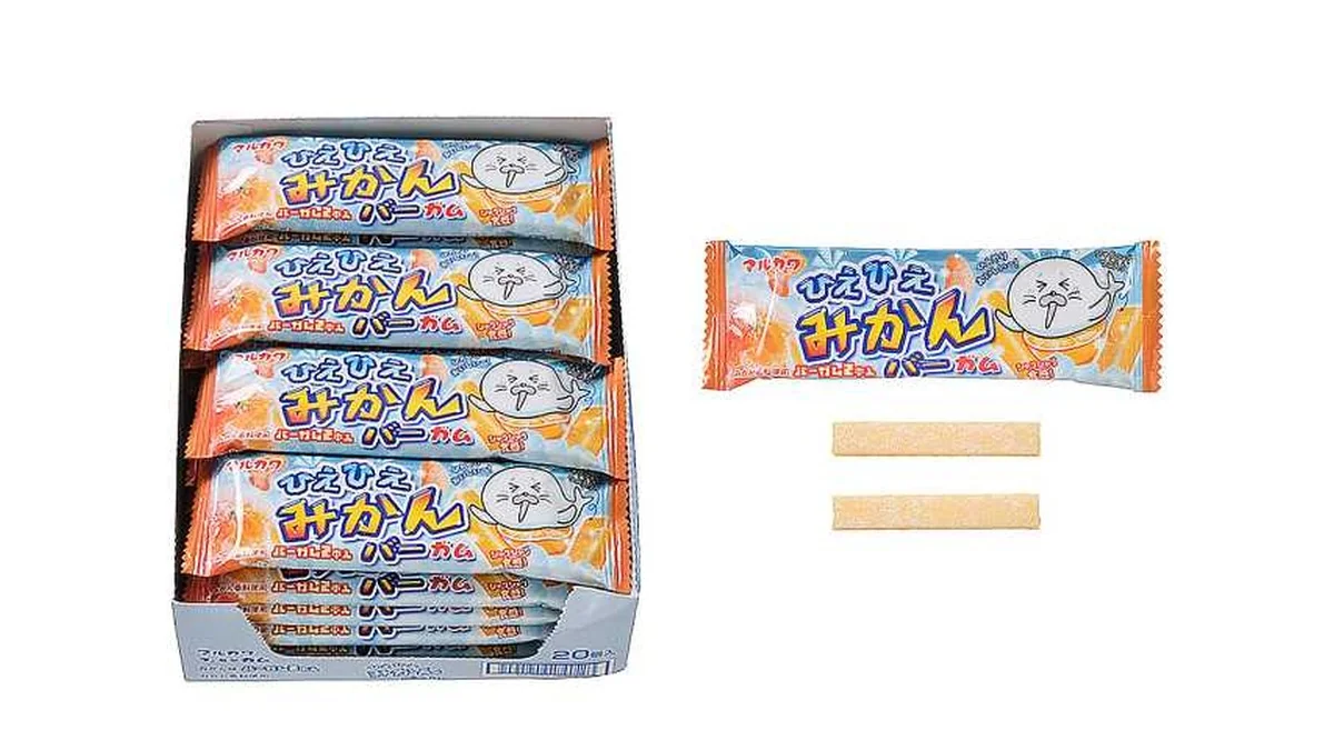 丸川製菓　ひえひえみかんバーガム
