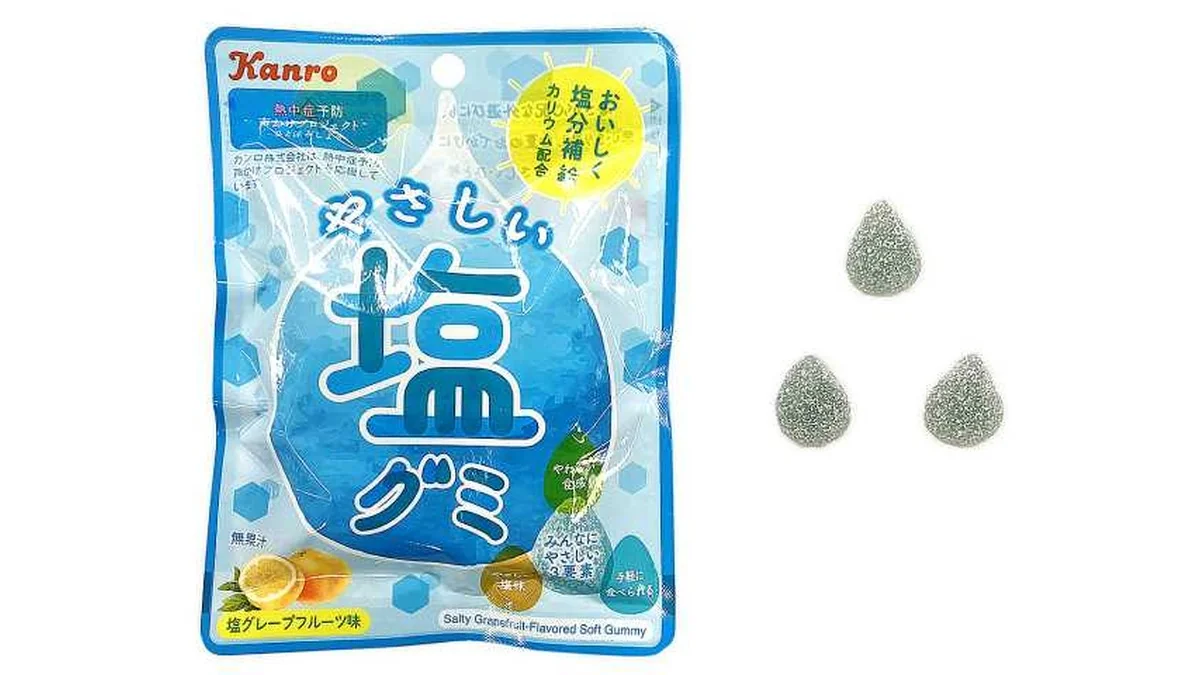 カンロ やさしい塩グミ 塩グレープフルーツ味