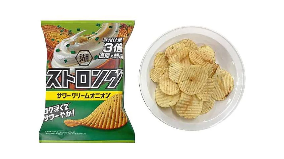 湖池屋　ストロングサワークリームオニオン