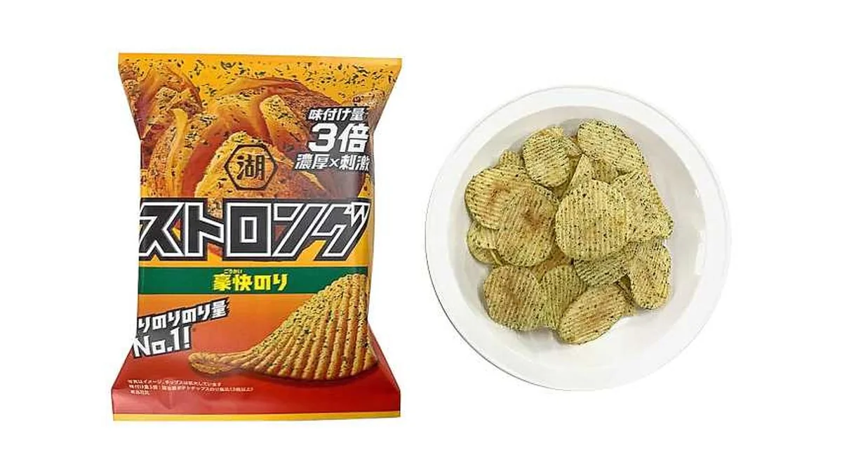 湖池屋　ストロング豪快のり