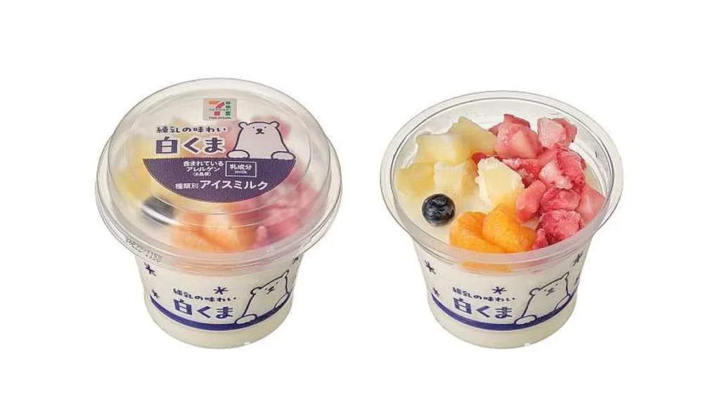 ７プレミアム　練乳の味わい白くま