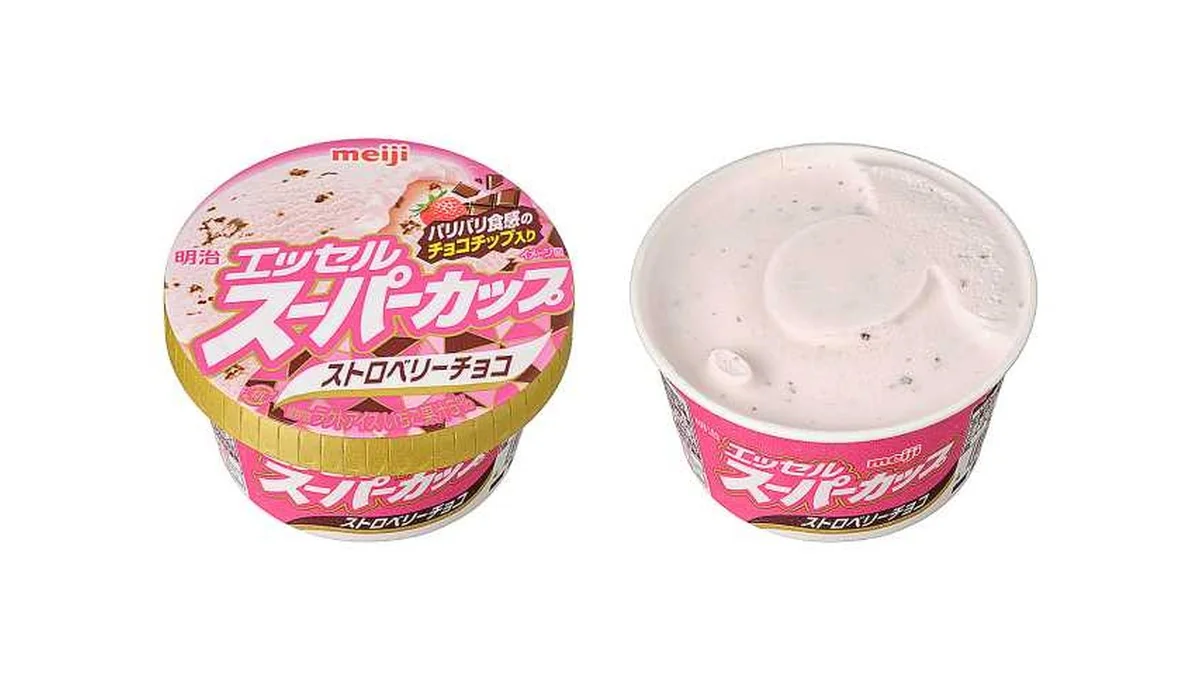 明治エッセル　ストロベリーチョコ