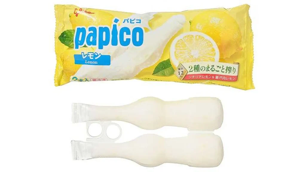 グリコ　パピコ　レモン