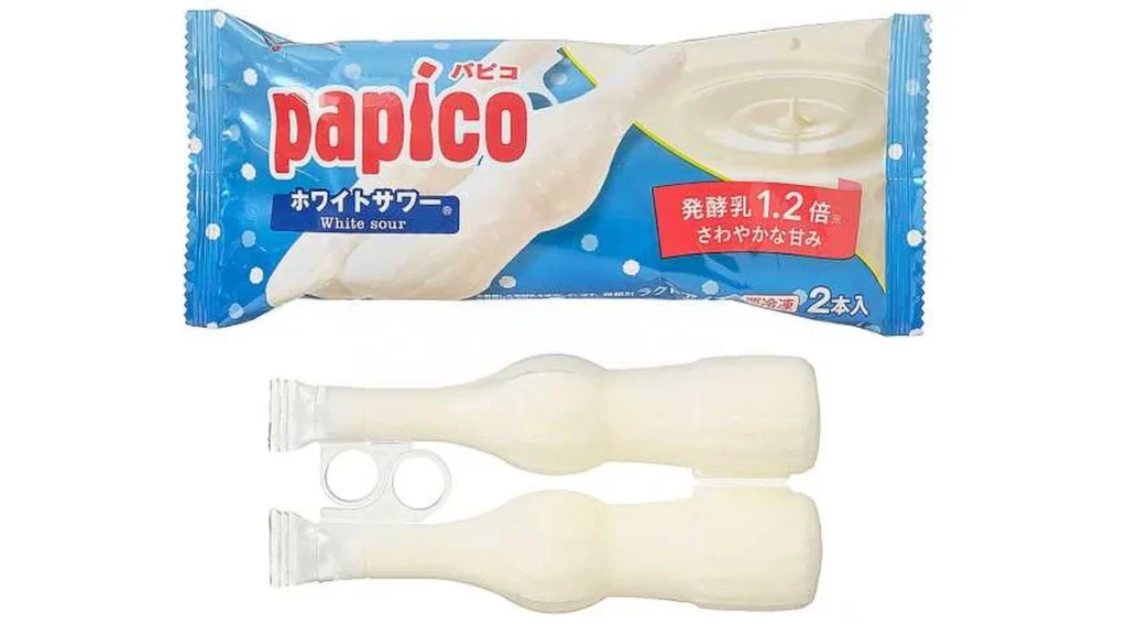 グリコ　パピコ　ホワイトサワー